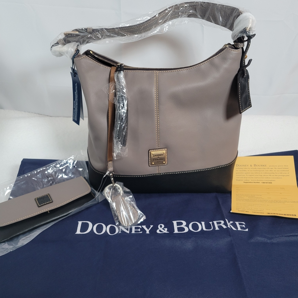 Dooney & Bourke Gray and Black Women's Bag